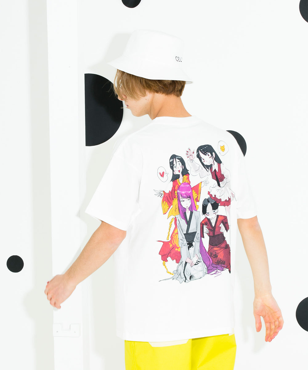 JUN INAGAWA コラボ 目覚めのガールズ T-SHIRT Type-C – renoise