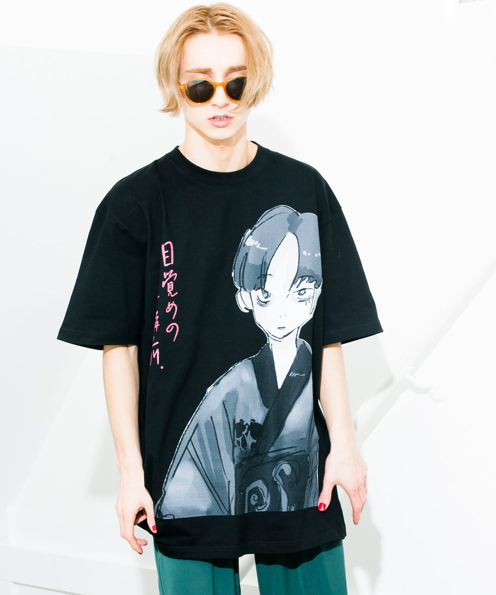 JUN INAGAWA X 目覚めの一瞬前 コラボレーション 紫 幸 T-SHIRT