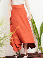 画像をギャラリービューアに読み込む, イレギュラーヘムラインスカート